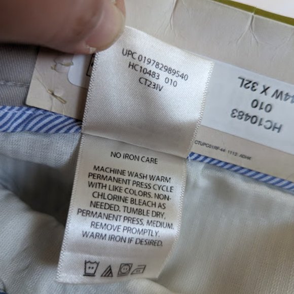 Haggar Men's Original Slacks Straight Fit Comfort Waist Pants Sz 44 x 32 NWT - Picture 10 of 11